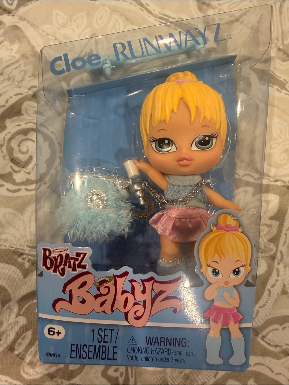 Babyz Cloe Runwayz Blonde Fashion Doll - Pink & Light Blue
